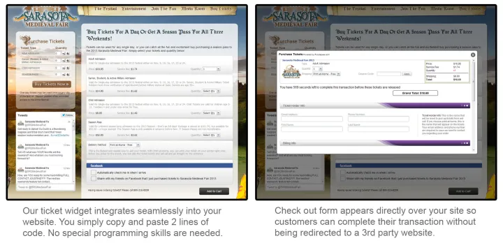 Captura Purplepass Ticketing