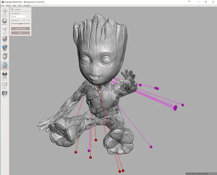 Captura Autodesk Meshmixer
