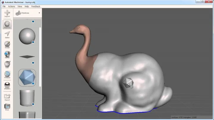 Captura Autodesk Meshmixer