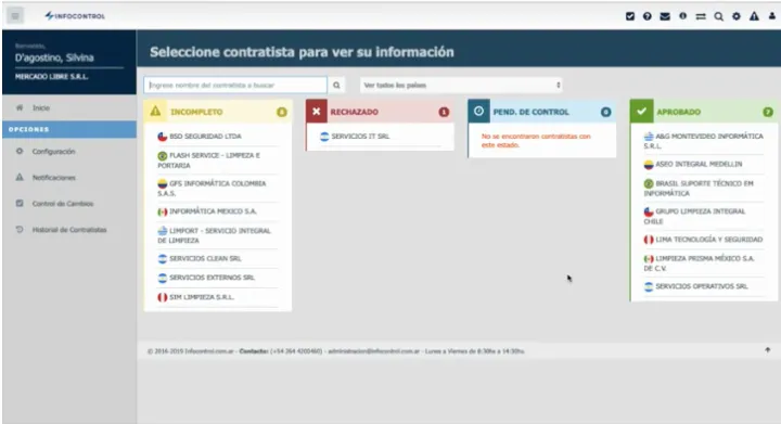 Captura INFOCONTROL