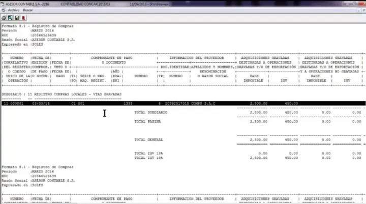 Captura CONCAR
