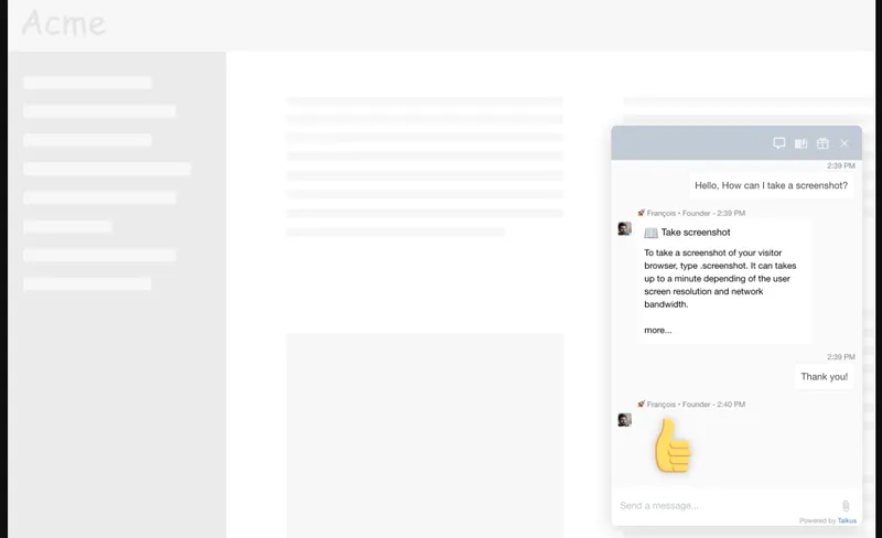 Talkus Live Chat