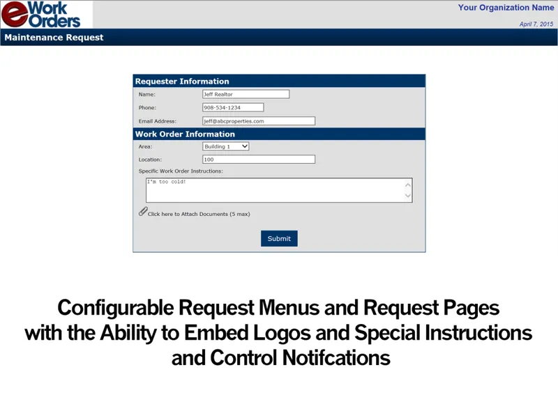 eWorkOrders CMMS