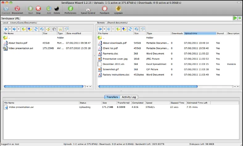 Sendspace