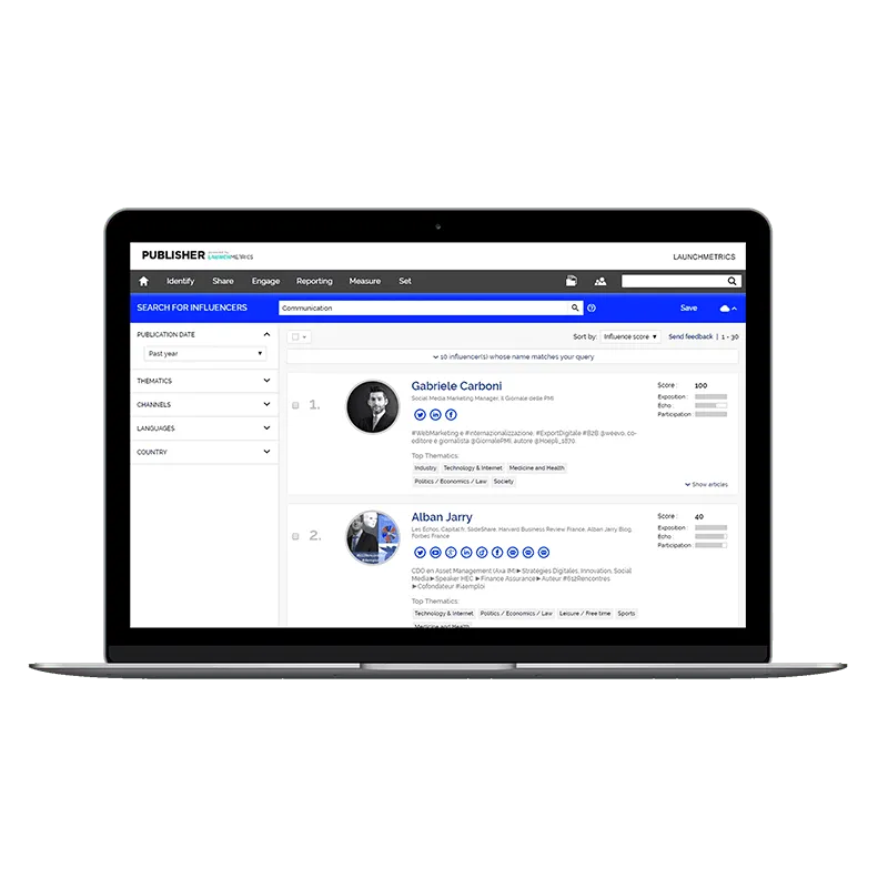 Augure CRM de Publisher