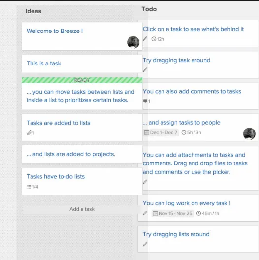 Breeze Kanban