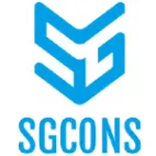 SGCONS Construcción logotipo